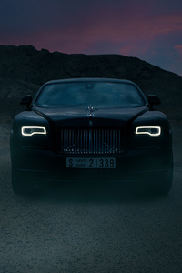 1125x2436 Rolls Royce Wraith Black Badge