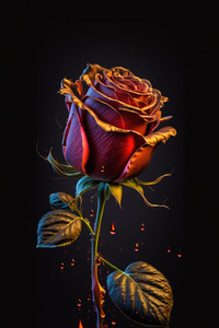 Rose Dark (240x400) Resolution Wallpaper