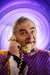 Rowan Atkinson Is Priest In Wonka Movie (360x640) Resolution Wallpaper