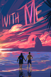 Run With Me 5k (240x320) Resolution Wallpaper