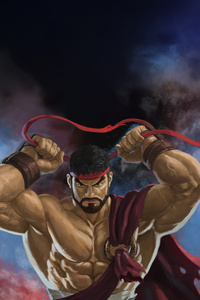 Ryu Street Fighter 6 Rising (320x480) Resolution Wallpaper