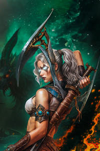 Sacred 2 Remaster (320x480) Resolution Wallpaper