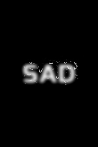 Sad Typography 5k (2160x3840) Resolution Wallpaper