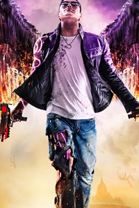 Saints Row Gat Out Of Hell (360x640) Resolution Wallpaper