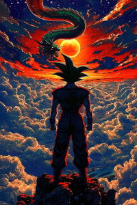 Saiyan Warrior Ultimate Form (750x1334) Resolution Wallpaper