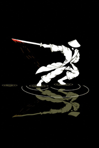 Samurai Oled (720x1280) Resolution Wallpaper