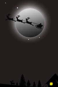 Santa Claus Deer Ride