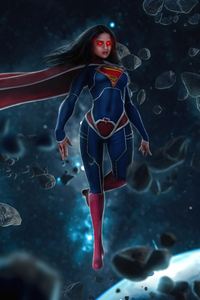 Sasha Calle As Supergirl Glowing Eyes 5k