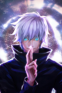 Satoru Gojo The Limitless Sorcerer (540x960) Resolution Wallpaper