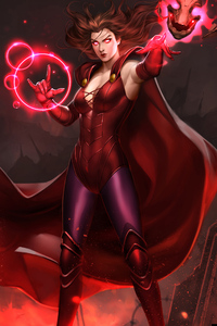 Scarlet Witch 4K Art