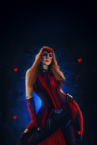 Scarlet Witch A Dark Destiny (1080x2400) Resolution Wallpaper