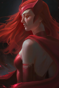 640x1136 Scarlet Witch Dreamy 5k