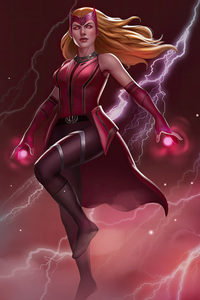 Scarlet Witch Majestic (1080x2160) Resolution Wallpaper