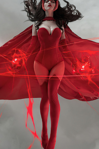 240x320 Scarlet Witch Marvel Comic Cosplay