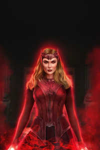 Scarlet Witch Strikes (1080x2400) Resolution Wallpaper
