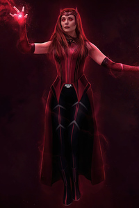 1125x2436 Scarlet Witch Switched Back 4k