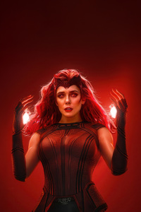 Scarlet Witch The Perfect Fusion (1080x2280) Resolution Wallpaper