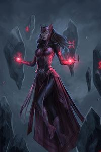2160x3840 Scarlet Witch Woven Realities