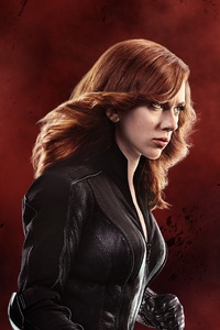 Scarlett Johansson Black Widow 5k (1125x2436) Resolution Wallpaper