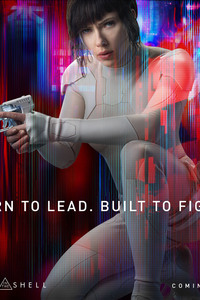 Scarlett Johansson Ghost In The Shell (1080x2160) Resolution Wallpaper