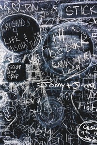 School Blackboard (1125x2436) Resolution Wallpaper