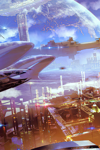 Scifi Futuristic City 4k
