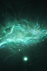 1242x2688 Scifi Nebula
