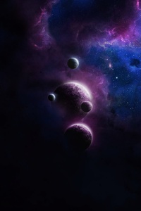 640x1136 Scifi Planets Artwork Hd