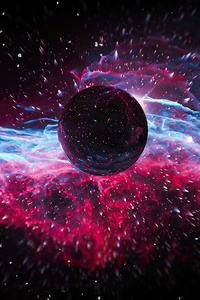 Scifi Space Black Hole 4k