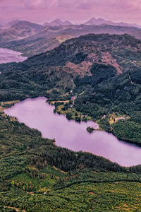 Scottish Aerial View Landscape 5k (320x480) Resolution Wallpaper
