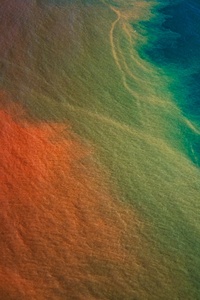 1440x2560 Sea Colorful Water Aerial View