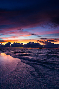 Sea Shore Sunset (750x1334) Resolution Wallpaper