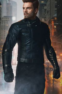 Sebastian Stan From The Falcon And Winter Soldier (1125x2436) Resolution Wallpaper