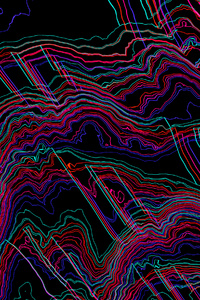 Seismic Abstract 4k (480x854) Resolution Wallpaper