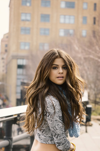 Selena Gomez Adidas 5k (480x854) Resolution Wallpaper