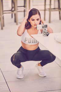 Selena Gomez Puma Campaign 4k (240x320) Resolution Wallpaper