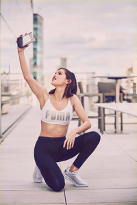 Selena Gomez Puma Photoshoot 5k (1080x2160) Resolution Wallpaper