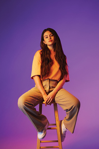 640x1136 Selena Gomez Womens Wear Daily 4k