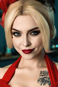 1440x2560 Senorita Harley Quinn Cosplay 4k