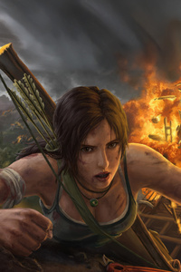 Senses Tomb Raider (1440x2560) Resolution Wallpaper