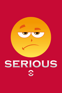 Serious Emotion Icon 4k
