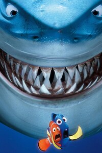 Shark Finding Nemo (240x320) Resolution Wallpaper