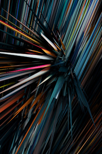 Sharp 3d Comet Digital Art Abstract