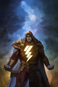 Shazam X Black Adam (1440x2960) Resolution Wallpaper