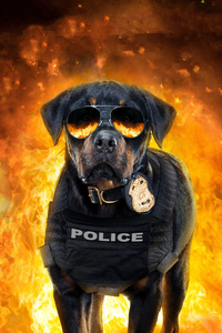 Show Dogs 5k Poster (240x320) Resolution Wallpaper