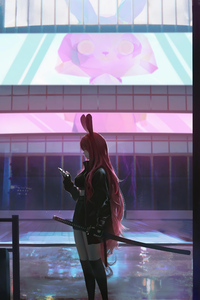 Shoyo Bunny Vtuber (640x960) Resolution Wallpaper