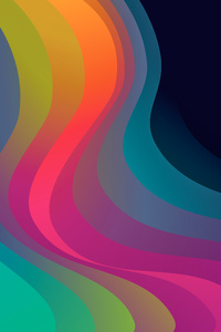 1080x2160 Side Wavy Abstract 8k