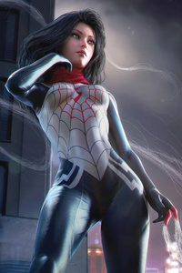 Silk Swings Into Action (360x640) Resolution Wallpaper