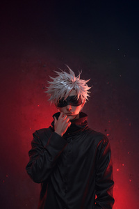 Six Eyes Limitless Power Gojo Satoru (1080x2160) Resolution Wallpaper
