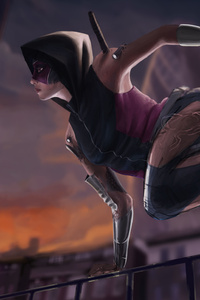 Skater Girl (1080x2280) Resolution Wallpaper